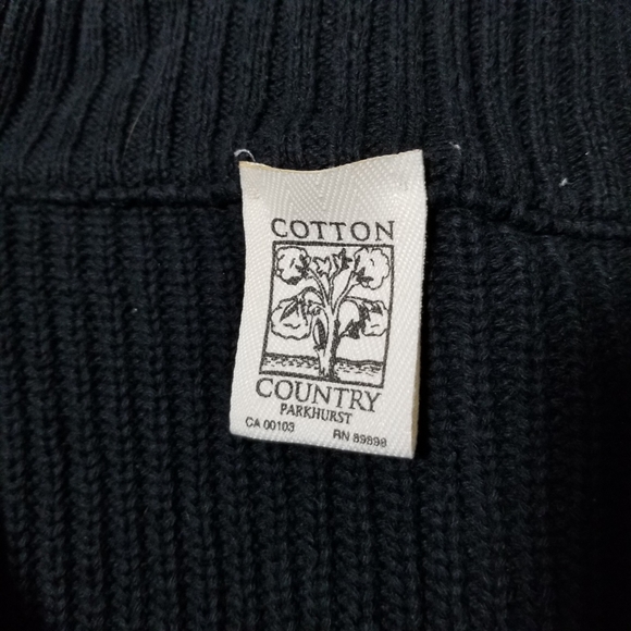 Cotton Country Faux fur zip up knitted sweater sml - Picture 4 of 6